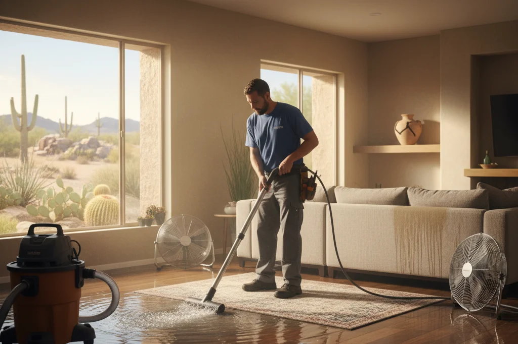 Water Damage Restoration pro serving a Scottsdale home