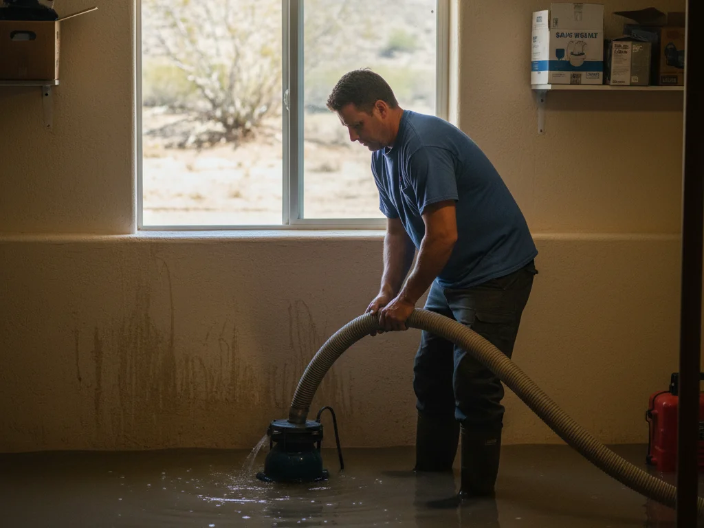 Basement water extraction